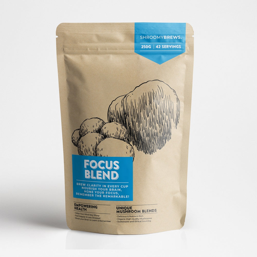 Focus Blend Lion's Mane Mushroom Coffee Pouch