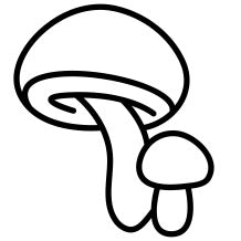 Organic Mushroom Icon